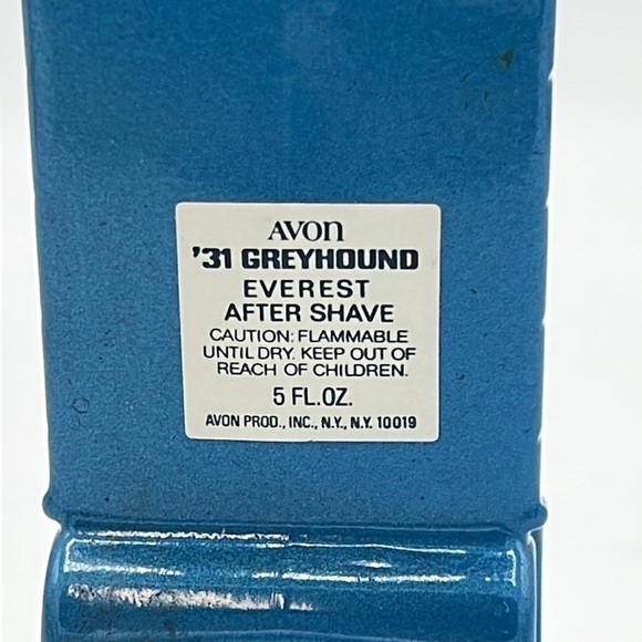 AVON ‘31 GREYHOUND EVEREST AFTER SHAVE 5 Oz VINTAGE DECANTER IN BOX - Picture 5 of 11